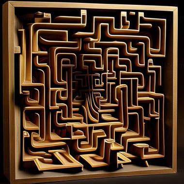 3D model labyrinth (STL)